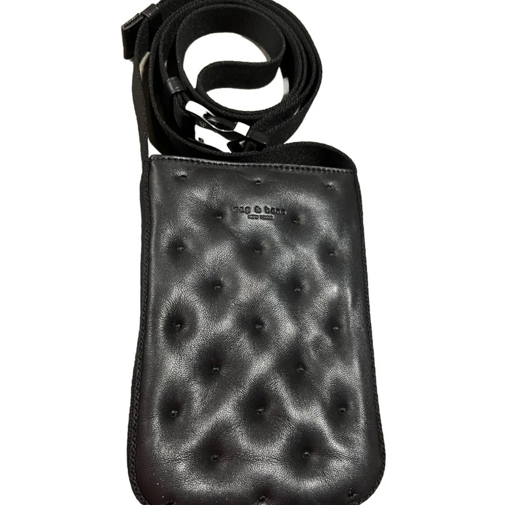 rag & bone Quilted Leather Riser Phone Pouch Handbag - EXCELLENT CONDITION